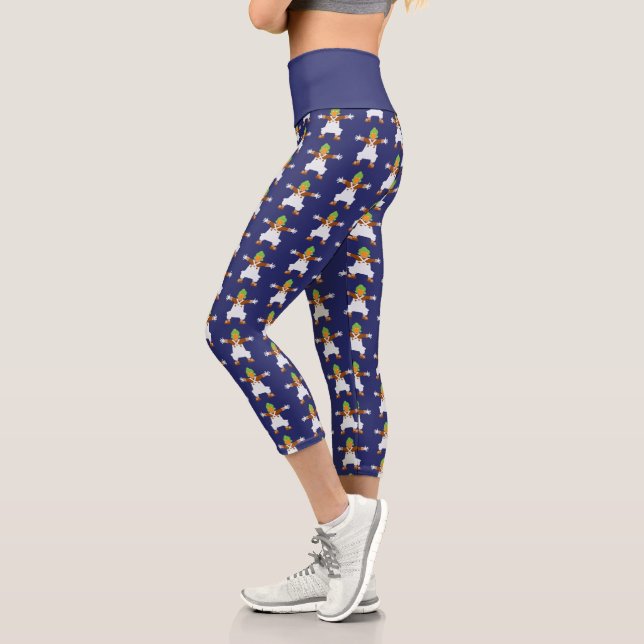 Oompa-Loompa-Waffen Capri Leggings (Links)