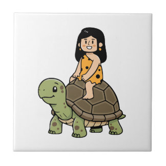 Oona und die Schildkröte Fliese