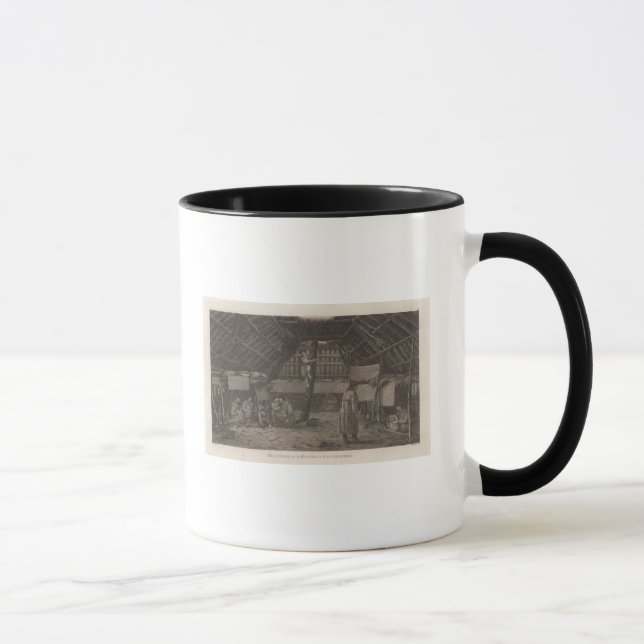 Oonalashka-Haus, Alaska Tasse (Rechts)