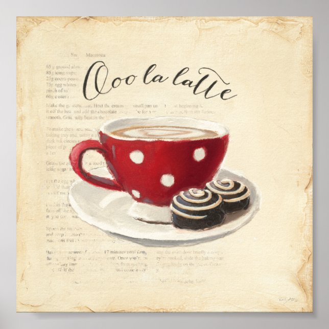 Ooo La Latte Poster (Vorne)