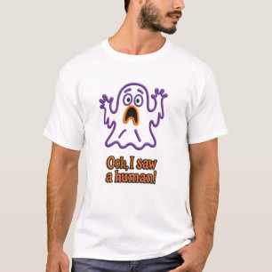 Oooh, ich sah einen Menschen! – Lustiger Geist Hal T-Shirt
