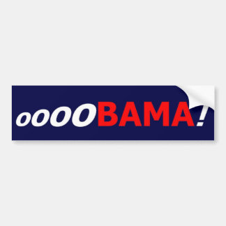 oooOBAMA!  Autoaufkleber
