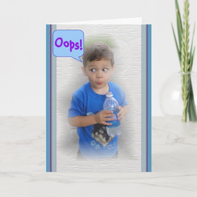 Oooops! Karte (Vorderseite)