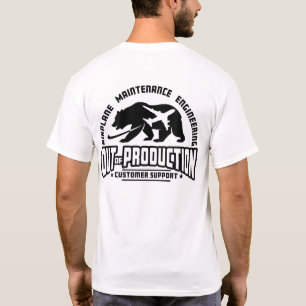 OoP - Zurück - Schwarz auf hellen Shirts