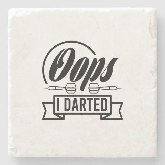 Oops I Dark Steinuntersetzer (Vorderseite)