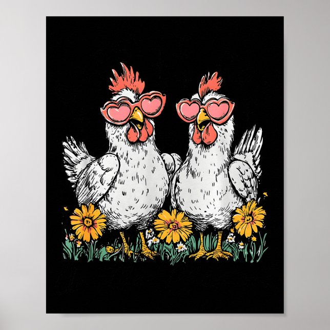 Oops I Got Another Chicken, Funny Farm Animal  Poster (Vorne)