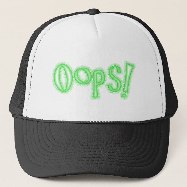 Oops! Truckerkappe (Vorderseite)