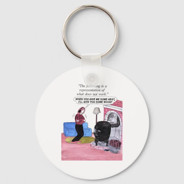 Oops, vergaß den Wald Schlüsselanhänger (Vorderseite)