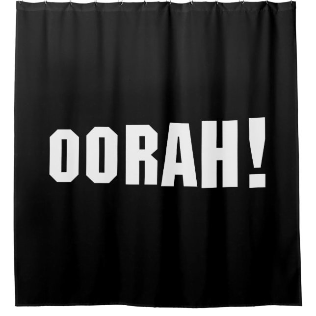 OORAH! DUSCHVORHANG (Vorderseite)