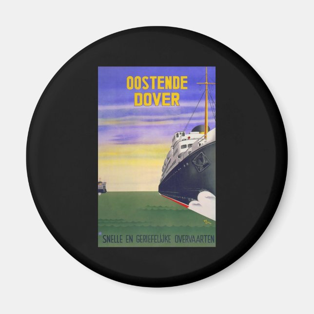 Oostende Dover Ferry Magnet (Vorne)