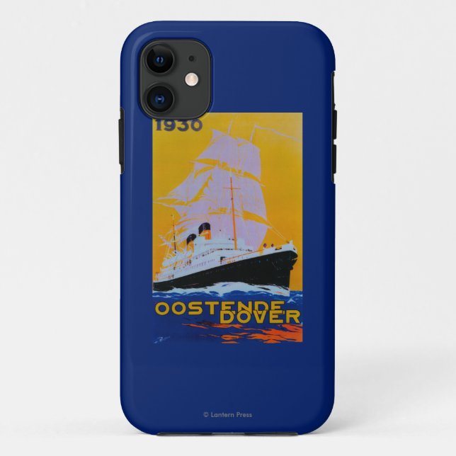 Oostende Dover Vintages PosterEurope Case-Mate iPhone Hülle (Rückseite)