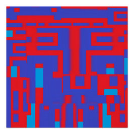 Op Architektur II - Ken Gage Abstract Poster