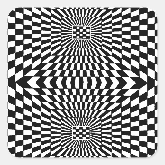 OP - Art #11 bei Emporio Moffa Quadratischer Aufkleber (Vorderseite)