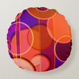 Op Art #23 Rundes Kissen