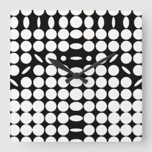 OP - Art #6 in Emporio Moffa Quadratische Wanduhr