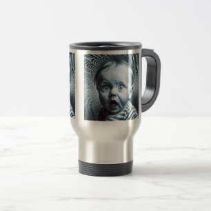 Op Art Baby Travel/Pendler Tasse, 15 oz Reisebecher