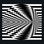 Op Art Contrasting Concentrric Circles 01 Poster<br><div class="desc">Grafik inspiriert in reinen Op Art Gesetzen</div>