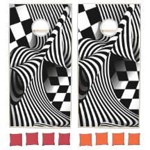 OP ART Cornhole Set