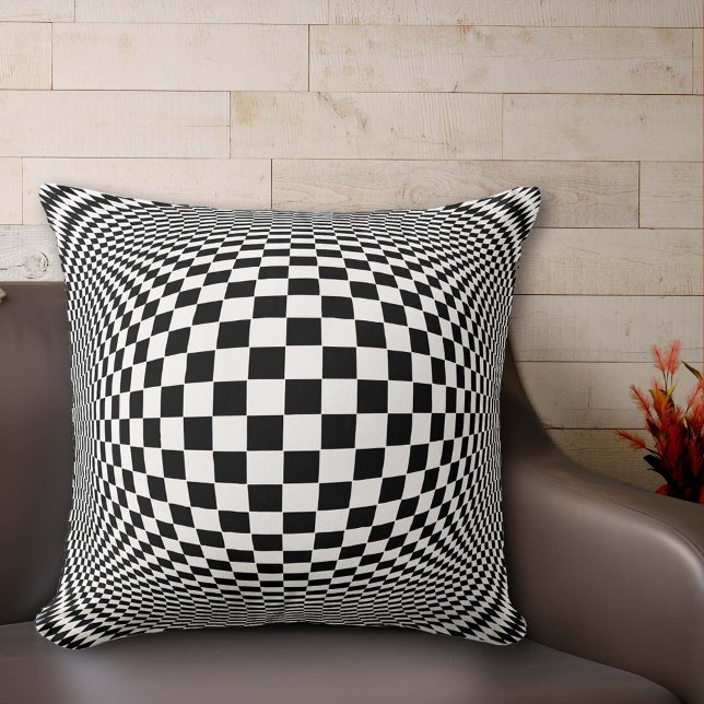 Op Art Kissen (Op Art Throw Pillow)