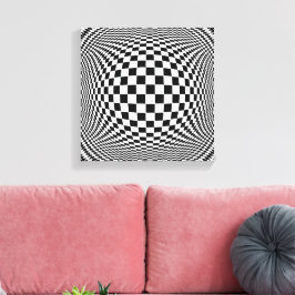 Op Art Leinwanddruck