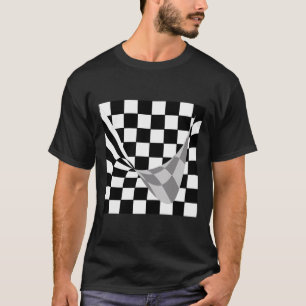 Op-Art-Melting-Plätze T-Shirt
