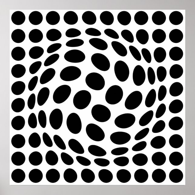 Op Art Poster (Vorne)