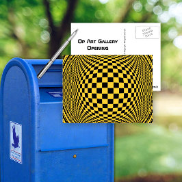 Op Art Postkarte