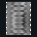 Op Art Vertical Zig Zag Two Poster<br><div class="desc">Klassisches Op Art Zickzack-Muster mit hoher Auflösung</div>
