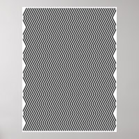 Op Art Vertical Zig Zag Two