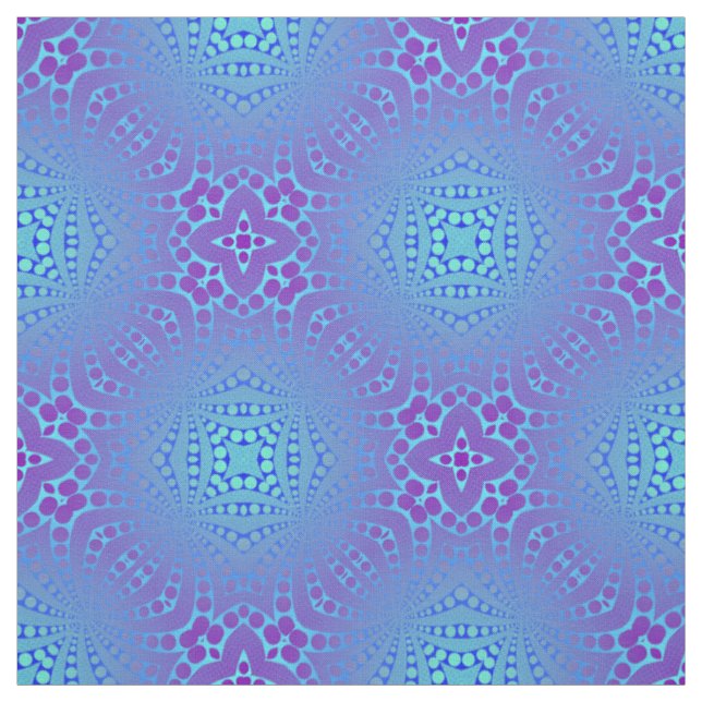 Op Madhi in Blau und Lila Stoff (Muster)