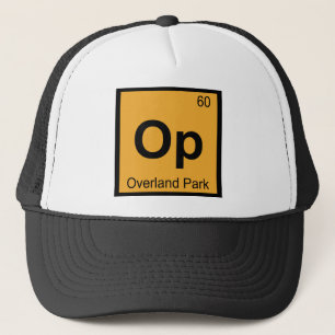 Op - Overland Park Kansas Chemie Periodensystem Truckerkappe