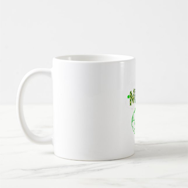 OP-Schwester Stethoskop Kleeblatt St Kaffeetasse (Links)
