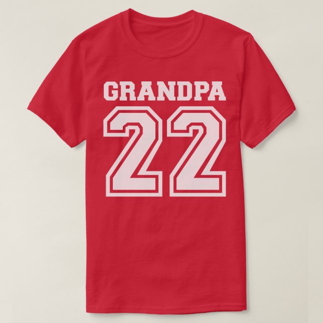 Opa 2022 für Schwangerschaftsankündigung T-Shirt (Design vorne)