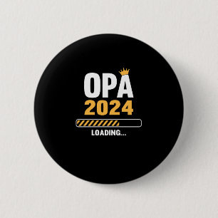 Opa 2024 Ankündigung zur Ladung der Schwangerschaf Button