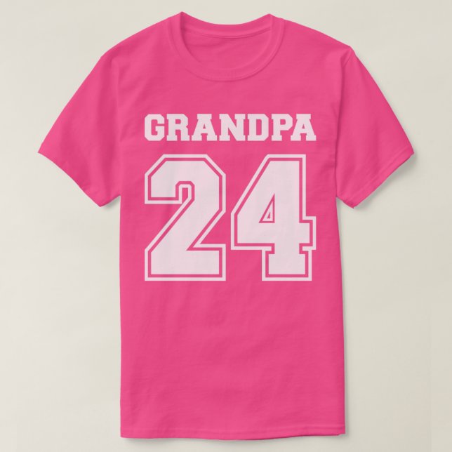 Opa 2024 für Schwangerschaftsankündigung T-Shirt (Design vorne)