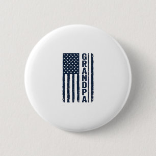 Opa Amerikanische Flagge Abgenutzt Patriotisches D Button