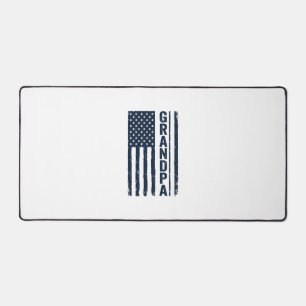 Opa Amerikanische Flagge Distressed Patriotisches Schreibtischunterlage