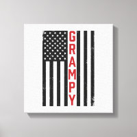 Opa Amerikanische Flagge Patriotisch Vintage Vekto