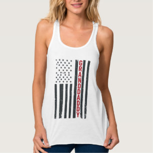 Opa Amerikanische Flagge Vintage Patriotisches Des Tank Top