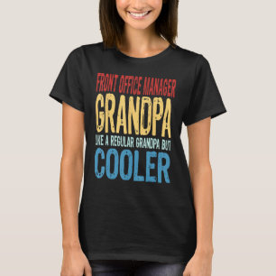 Opa an der Vorderseite des Büros von Mens wie Opa T-Shirt