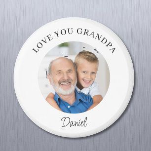 Opa Andenken Foto "Liebe Opa" Magnet