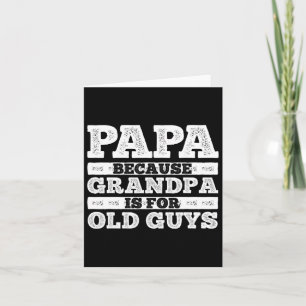 Opa Art Für Männer Großvater Papa Eltern Vater Karte