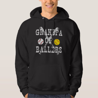 Opa Ballers T Funny Baseball Softball L Hoodie