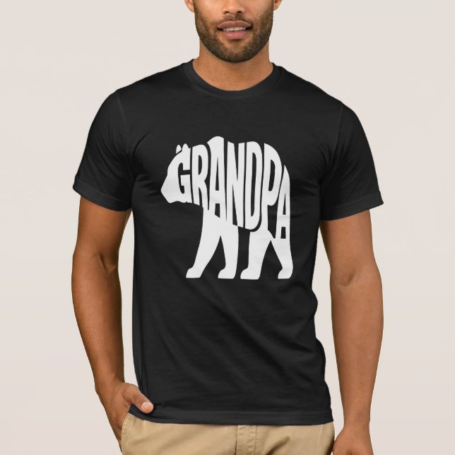 Opa Bär  T-Shirt (Vorderseite)