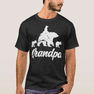 Opa Bear Funny Vathers Day Dada Großvater Pu T-Shirt