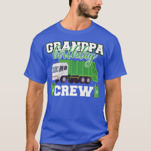 Opa Birthday Crew Garbage Truck Familie Matchin T-Shirt