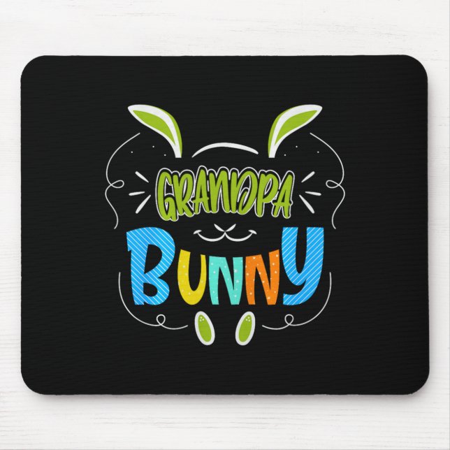 Opa Bunny Premium Tri-Blend _1  Mousepad (Vorne)