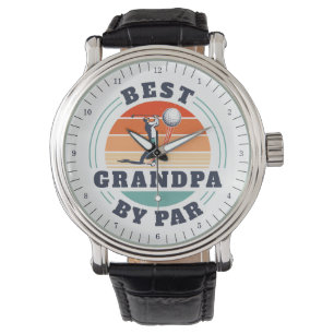 Opa by Par Großeltern Tag Retro Armbanduhr