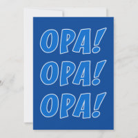 Opa Celebration Griechisches Party General