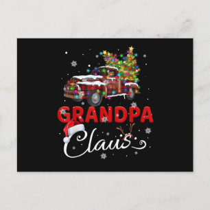 Opa Claus LKW Santa Weihnachten Familie Santa M Postkarte